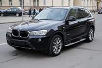 BMW X3 F25 2011–2018 Stranske stopnice Tayga V2 (2 kos, aluminij) fotografija 1