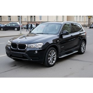 Stranske stopnice Tayga V2 (2 kos, aluminij) BMW X3 F25 2011–2018 fotografija 1