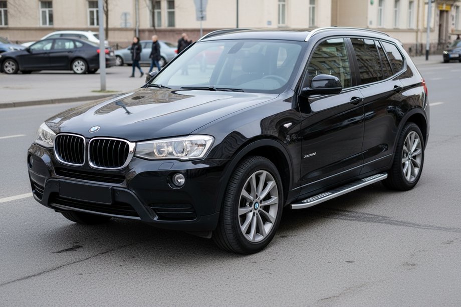 BMW X3 F25 2011–2018 Stranske stopnice Tayga V2 (2 kos, aluminij) Image