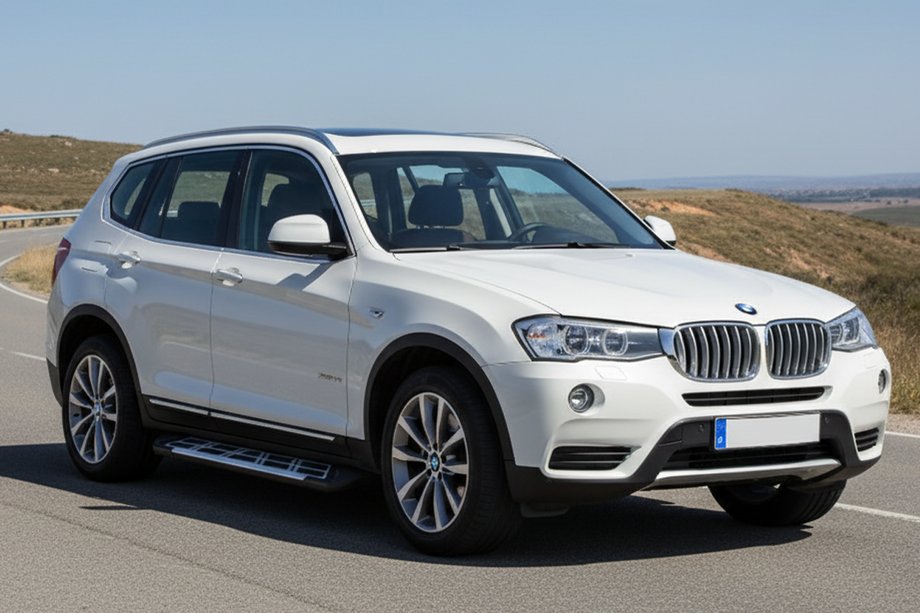 BMW X3 F25 2011–2018 Stranske stopnice Sunrise (2 kos, aluminij) Image