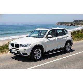 Stranske stopnice RedLine (2 kos, aluminij) BMW X3 F25 2011–2018 fotografija 1