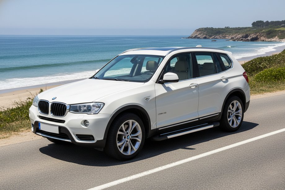 BMW X3 F25 2011–2018 Stranske stopnice RedLine (2 kos, aluminij) Image