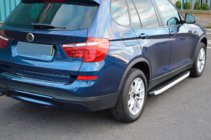 BMW X3 F25 2011–2018 Bočne stopnice Fullmond (2 kos, aluminij) fotografija 7