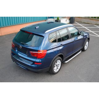 Bočne stopnice Fullmond (2 kos, aluminij) BMW X3 F25 2011–2018 fotografija 2