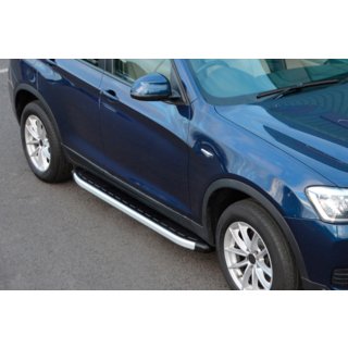 Bočne stopnice Fullmond (2 kos, aluminij) BMW X3 F25 2011–2018 fotografija 1