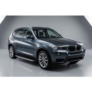Stranske stopnice BlackLine (2 kos, aluminij) BMW X3 F25 2011–2018 fotografija 1