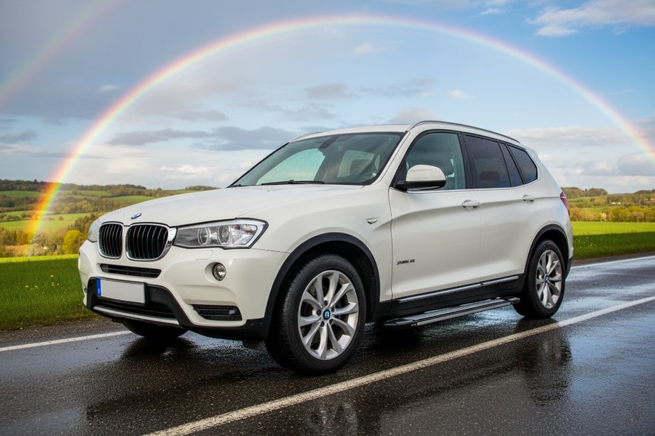 BMW X3 F25 2011–2018 Stranske stopnice Rainbow (2 kos, aluminij) Image