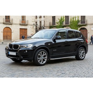 Stranske stopnice Maydos V2 (2 kosa, aluminij) BMW X3 F25 2011–2018 fotografija 1