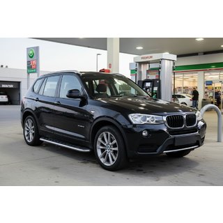 Stranske stopnice Maydos V1 (2 kosa, aluminij) BMW X3 F25 2011–2018 fotografija 1