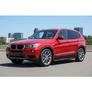 Bočne stopnice Maya Red (2 kos, aluminij) BMW X3 F25 2011–2018 fotografija 1