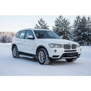 Bočne stopnice Maya V2 (2 kos, aluminij) BMW X3 F25 2011–2018 fotografija 1
