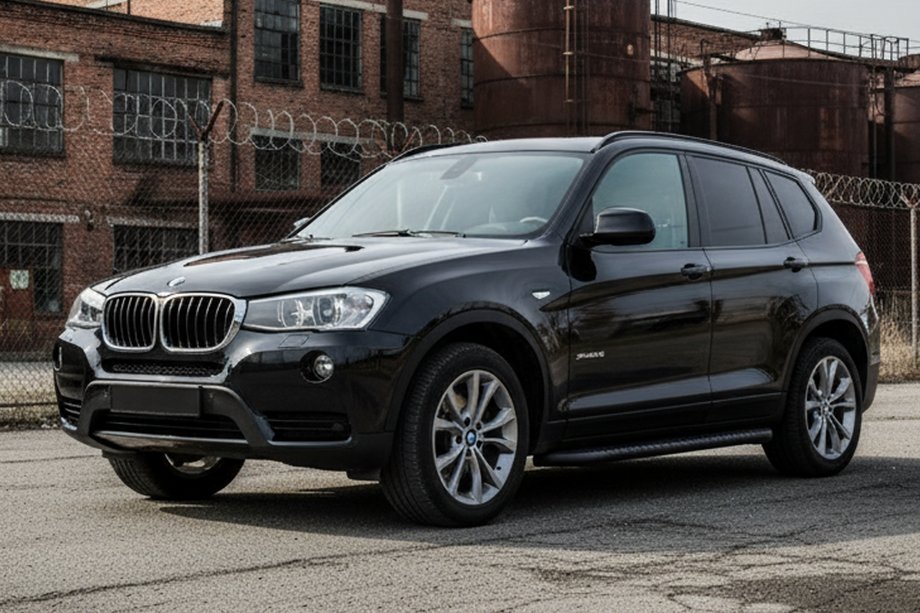 BMW X3 F25 2011–2018 Stranske stopnice Bosphore Black (2 kos, aluminij) Image