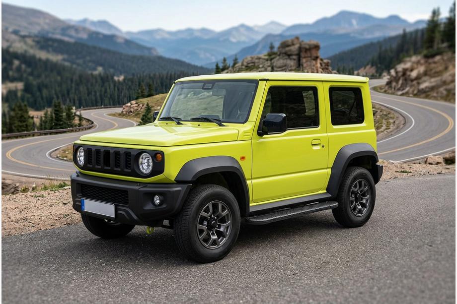 Suzuki Jimny 2018– Stranske stopnice Bosphore Black (2 kos, aluminij) Image