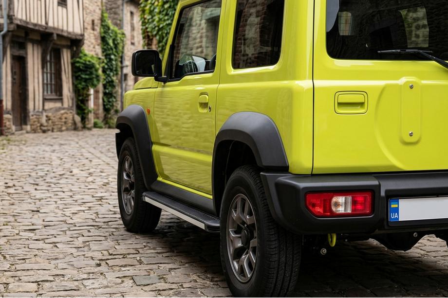 Suzuki Jimny 2018– Stranske stopnice Maya V1 (2 kosa, aluminij) Image