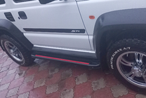 Suzuki Jimny 2018– Bočne stopnice Maya Red (2 kos, aluminij) fotografija 1