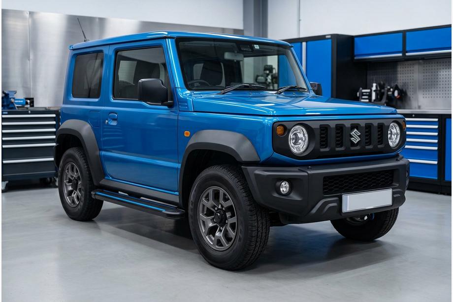 Suzuki Jimny 2018– Bočne stopnice Maya Blue (2 kos, aluminij) Image