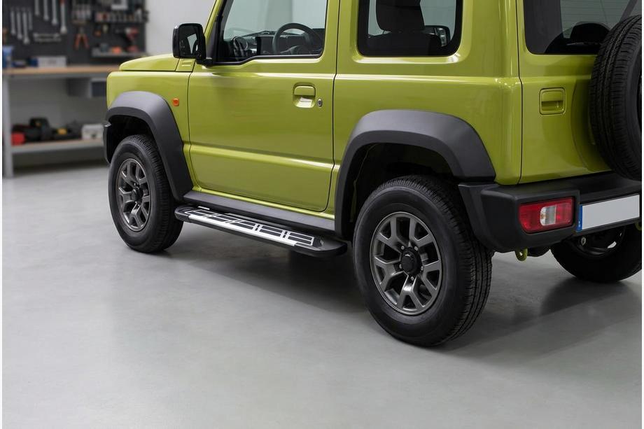 Suzuki Jimny 2018– Stranske stopnice Sunrise (2 kos, aluminij) Image