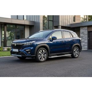 Stranske stopnice Tayga V2 (2 kos, aluminij) Suzuki SX4 S-Cross 2021– fotografija 1
