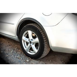 Obrobe kolesnih lokov (SD-SW) (4 kosi, črne, ABS plastika) Mazda 6 2003–2008 fotografija 3