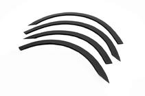 BMW Serija 5 E60/E61 2003–2010 Obrobe kolotek (4 kosi, črne, ABS plastika) fotografija 2