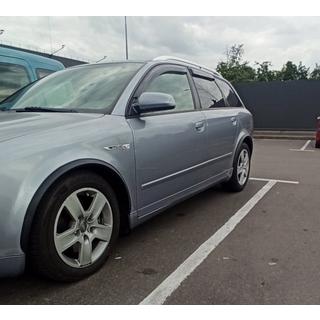 Obrobe kolotek (4 kosi, črne, ABS plastika) Audi A4 B6 2000–2004 fotografija 3