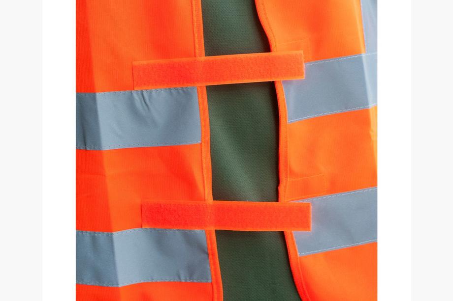 Odsevni varnostni jopič XL oranžen SH-028 SAPFIRE Fotografija 3