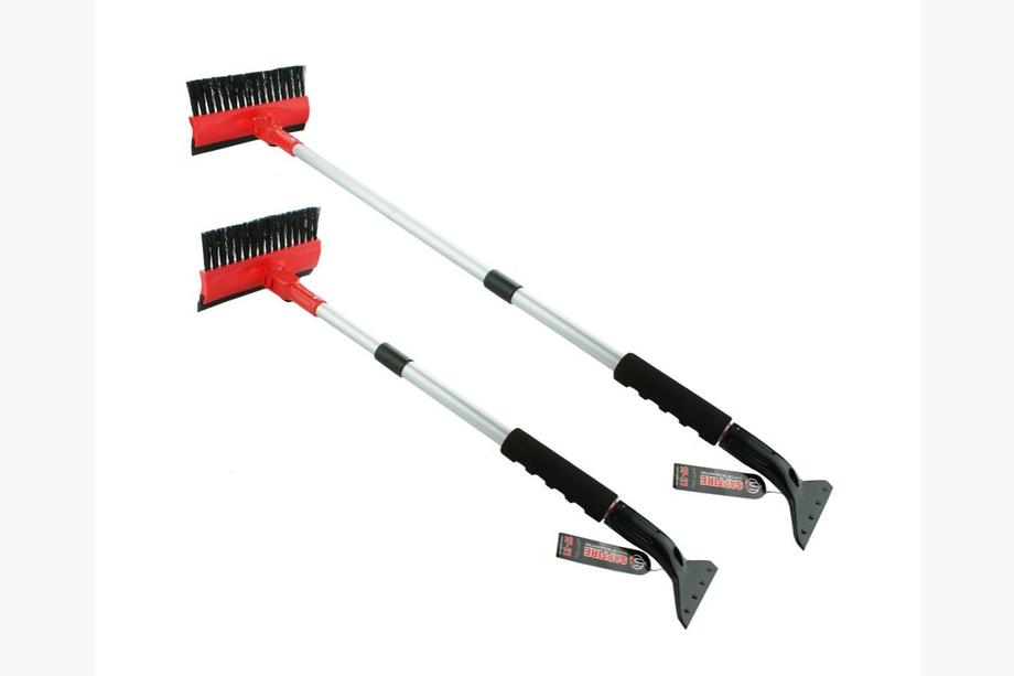 Snežna krtača s strgalom za led in teleskopskim aluminijastim ročajem 65-95 cm SF-21 SAPFIRE Fotografija 1