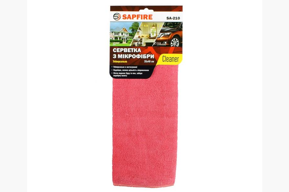 Univerzalne krpe 35x40 cm rdeče SA-210 SAPFIRE Cleaner Image