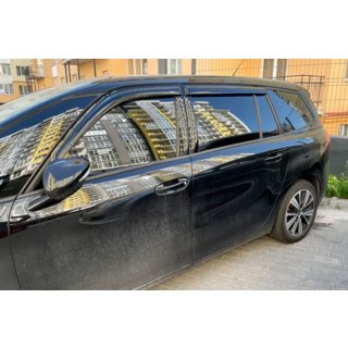 Vetrni deflektorji za okna Grand (4 kosi, HIC) Citroen C-4 Picasso 2013–2022 fotografija 4