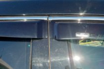 Infiniti FX 2008–2012 Vetrni deflektorji za okna s kromirano letvijo (4 kosi, HIC) fotografija 3
