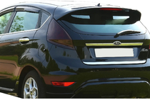 Ford Fiesta 2008–2017 Zaščitna letev roba prtljažnika (nerjaveče jeklo) OmsaLine - italijansko nerjavno jeklo fotografija 2