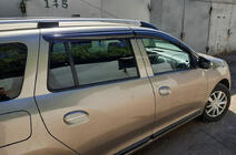 Renault Logan MCV 2013–2022 Vetrni deflektorji oken (4 kosi, Sunplex Sport) fotografija 3