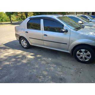 Vetrni deflektorji oken (4 kosi, Sunplex Sport) Dacia Logan I 2005–2008 fotografija 3