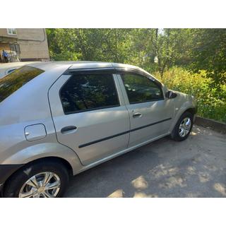 Vetrni deflektorji oken (4 kosi, Sunplex Sport) Dacia Logan I 2005–2008 fotografija 4