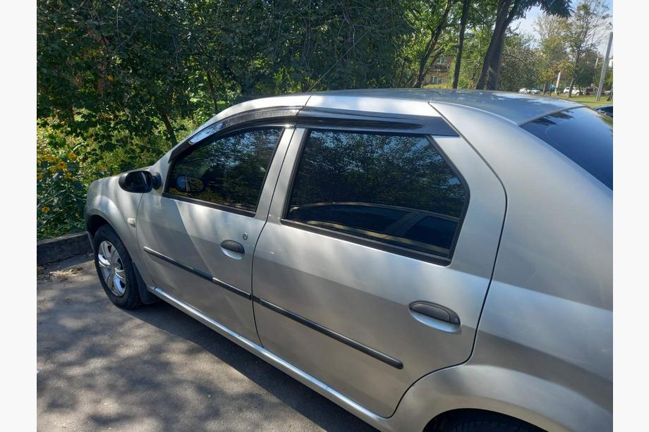 Dacia Logan I 2008–2012 Vetrni deflektorji oken (4 kosi, Sunplex Sport) Fotografija 5