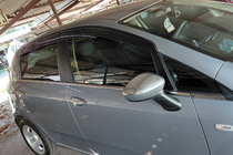 Fiat Grande Punto/Punto EVO 2006–2018 Vetrni deflektorji oken (4 kosi, Sunplex Sport) fotografija 8