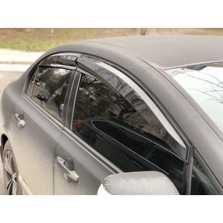 Vetrni deflektorji oken (4 kosi, Sunplex Sport) Honda Civic Sedan VIII 2006–2011 fotografija 1