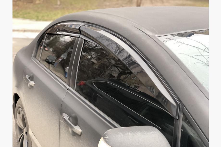 Honda Civic Sedan VIII 2006–2011 Vetrni deflektorji oken (4 kosi, Sunplex Sport) Image