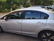 Honda Civic Sedan IX 2011–2016 Vetrni deflektorji oken (4 kosi, Sunplex Sport) fotografija 4
