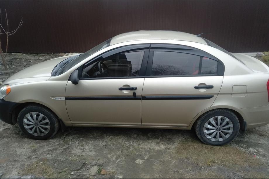 Hyundai Accent 2006–2010 Vetrni deflektorji oken (4 kosi, Sunplex Sport) Fotografija 2