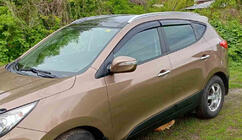 Hyundai IX-35 2010–2015 Vetrni deflektorji oken (4 kosi, Sunplex Sport) fotografija 3