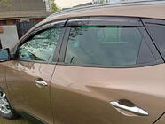 Hyundai IX-35 2010–2015 Vetrni deflektorji oken (4 kosi, Sunplex Sport) fotografija 2