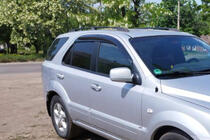 Kia Sorento I BL 2002–2009 Vetrni deflektorji oken (4 kosi, Sunplex Sport) fotografija 8