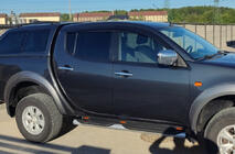 Mitsubishi L200 2006–2015 Vetrni deflektorji oken (4 kosi, Sunplex Sport) fotografija 3