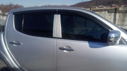 Mitsubishi L200 2006–2015 Vetrni deflektorji oken (4 kosi, Sunplex Sport) fotografija 8