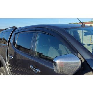 Vetrni deflektorji oken (4 kosi, Sunplex Sport) Mitsubishi L200 2006–2015 fotografija 2