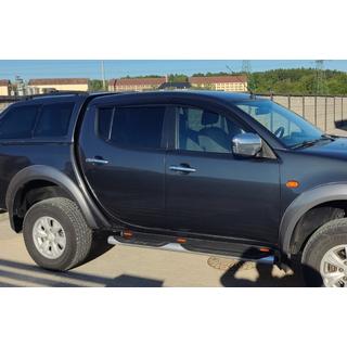 Vetrni deflektorji oken (4 kosi, Sunplex Sport) Mitsubishi L200 2006–2015 fotografija 3