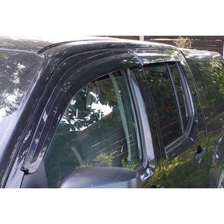 Vetrni deflektorji oken (4 kosi, Sunplex Sport) Nissan NP300 1999–2015 fotografija 1