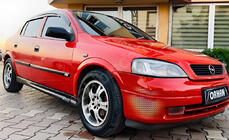 Opel Astra G Classic 1998–2012 Vetrni deflektorji za okna SD/HB (4 kos, Sunplex Sport) fotografija 3