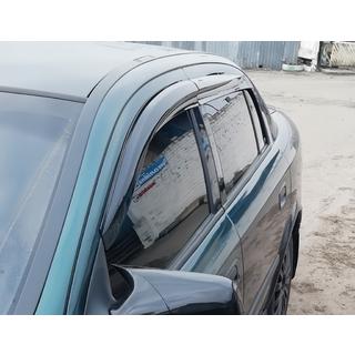 Vetrni deflektorji za okna SD/HB (4 kos, Sunplex Sport) Opel Astra G Classic 1998–2012 fotografija 2